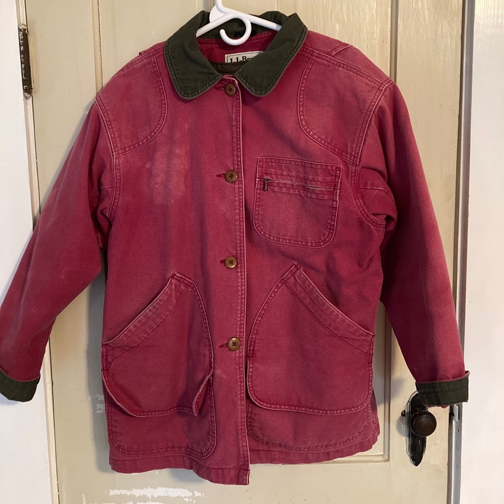 Vintage L.L. Bean Barn Coat Wool Lined